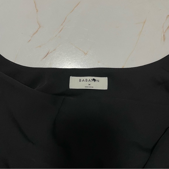 NWOT BABATON Cowlneck Camisole Black Tank - Picture 6 of 13